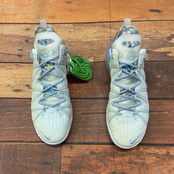 Nike Men's Lebron XVIII Blue Tint Basketball Shoes - Picture 3 of 7